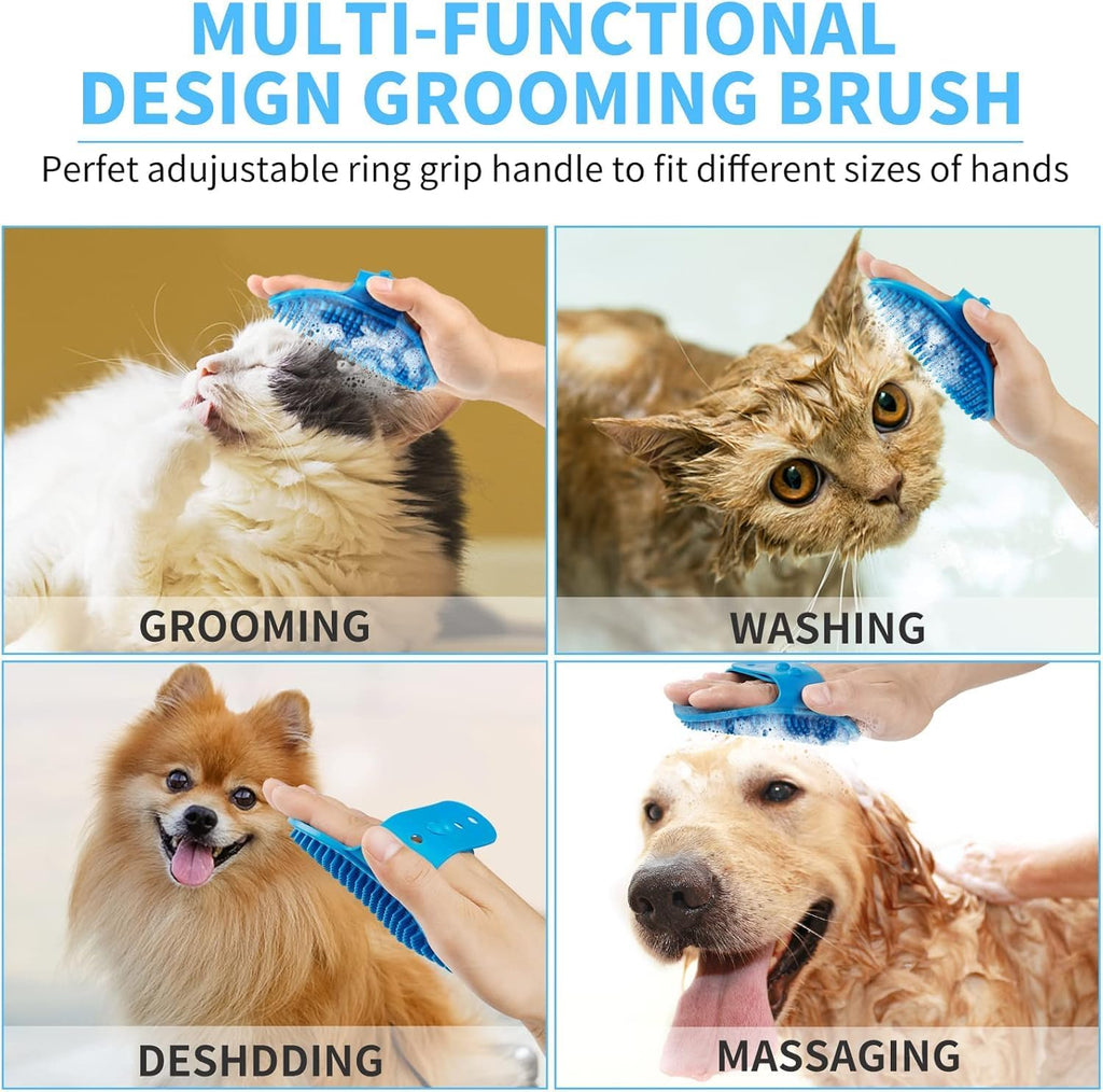 7-in-1 Dog Paw Cleaner Kit (Medium, Blue)